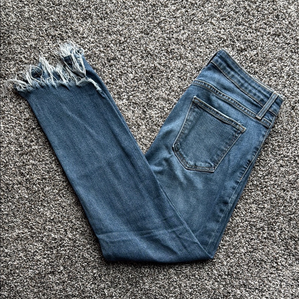 Just Black Blue Ankle & Cropped Jeans